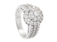 Jewellery - RING, 18K white gold - View 1