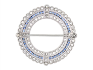 Jewellery - BROOCH, platinum - View 2