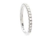 Jewellery, ETERNITY RING, 18K white gold, in auction: Modern – Thursday 4 June