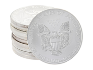 Silverware, AMERICAN Silver Eagle Coin, silver coin, in auction: General – Tuesday 23 June