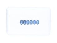 Gemstones, 6 SAPPHIRES, oval cut, in auction: Lilla jewellery – Tuesday 2 June