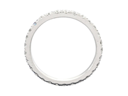 Jewellery - FULL ETERNITY RING, 18K white gold - View 2