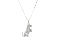 Jewellery, PENDANT/CHAIN, dog, in auction: General – Tuesday 26 May
