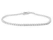Jewellery - TENNIS BRACELET, 18K white gold - View 1