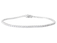 Jewellery - TENNIS BRACELET, 18K white gold - View 1