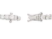 Jewellery - TENNIS BRACELET, 18K white gold - View 3