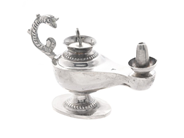 Silverware - OIL LAMP, sterling silver - View 1