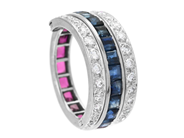 Jewellery, RING, 18K white gold, in auction: Lilla jewellery – Tuesday 2 June