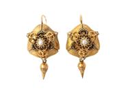 Jewellery, EARRINGS, 18K gold, in auction: Classic – Saturday 27 June