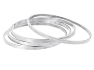 Jewellery, ISAAC COHEN, 4 pcs bangles, in auction: Lilla jewellery – Tuesday 2 June