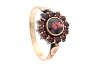 Jewellery - CLUSTER RING, gilt silver - View 1