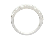 Jewellery - ETERNITY RING, 18K white gold - View 2