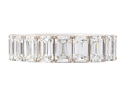 Jewellery - FULL ETERNITY RING, 18K white gold - View 2