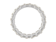 Jewellery - FULL ETERNITY RING, 18K white gold - View 3