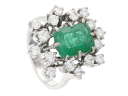 Jewellery, CARL BUCHERER, cluster ring, in auction: Classic – Saturday 27 June