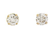 Jewellery, SOLITAIRE EARRINGS, 18K gold, in auction: Lilla jewellery – Tuesday 16 June