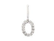 Jewellery - LETTER PENDANT, letter O - View 1