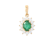 Jewellery - CLUSTER PENDANT, 18K gold - View 1