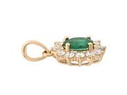 Jewellery - CLUSTER PENDANT, 18K gold - View 2
