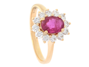 Jewellery - CLUSTER RING, 18K gold - View 1