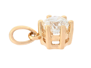 Jewellery - SOLITAIRE PENDANT, 18K gold - View 2