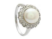 Jewellery - CARMOSÈRING, platinum - View 1