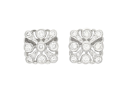 Jewellery, EARRINGS, 18K white gold, in auction: Lilla jewellery – Tuesday 2 June