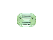 Gemstones - GREEN TOURMALINE, emerald cut - View 1