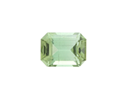 Gemstones - YELLOW-GREEN TOURMALINE, emerald cut - View 1