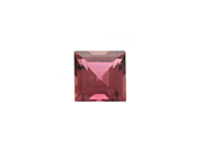 Gemstones - PINK TOURMALINE, carré cut - View 1