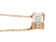 Jewellery - SOLITAIRE NECKLACE, 18K gold - View 2