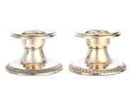 Silverware, CANDLESTICKS, silver, in auction: Lilla jewellery – Tuesday 16 June