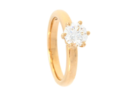 Jewellery - SOLITAIRE RING, 18K gold - View 1