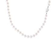 Jewellery - PEARL NECKLACE, cultured freshwater pearls 7,0-7,5 mm - View 1