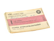 Curio - TICKETS, 1958 FIFA World Cup - View 1