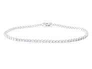 Jewellery - TENNIS BRACELET, 18K white gold - View 1