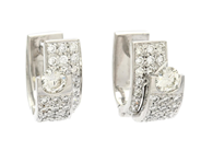 Jewellery - EARRINGS, 18K white gold - View 1