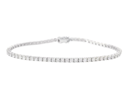 Jewellery, TENNIS BRACELET, 18K white gold, in auction: Classic – Saturday 27 June