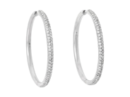 Jewellery, HOOP EARRINGS, 18K white gold, in auction: Modern – Thursday 4 June