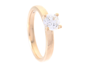 Jewellery - SOLITAIRE RING, 18K gold - View 1