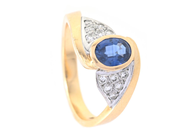 Jewellery - RING, 18K gold/white gold - View 1