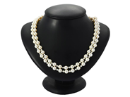 Jewellery, PEARL NECKLACE, cultured pearls alternating 7 and 3,5 mm, in auction: Lilla jewellery – Tuesday 16 June