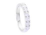 Jewellery - ETERNITY RING, 18K white gold - View 1