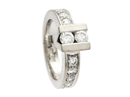 Jewellery - RING, 18K white gold - View 1