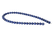 Jewellery, NECKLACE, lapis lazuli beads approx. 10 mm, in auction: Lilla jewellery – Tuesday 16 June