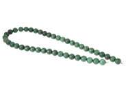 Jewellery, NECKLACE, green beads approx. 10 mm, in auction: Lilla jewellery – Tuesday 16 June