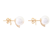 Jewellery - PEARL EARRINGS, 18K gold - View 2