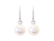 Jewellery - PEARL EARRINGS, 18K white gold - View 1