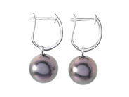Jewellery - PEARL EARRINGS, 18K white gold - View 2