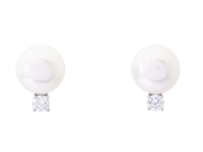Jewellery - PEARL EARRINGS, 18K white gold - View 1